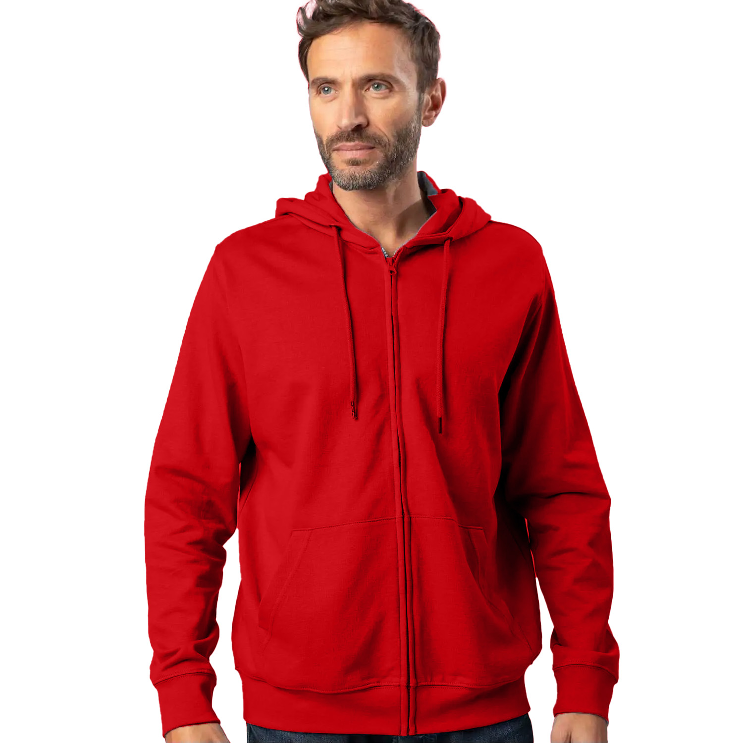 Felpa maglia Unisex con Zip e Cappuccio lavoro operaio casual sportiva uomo Personalizzabile